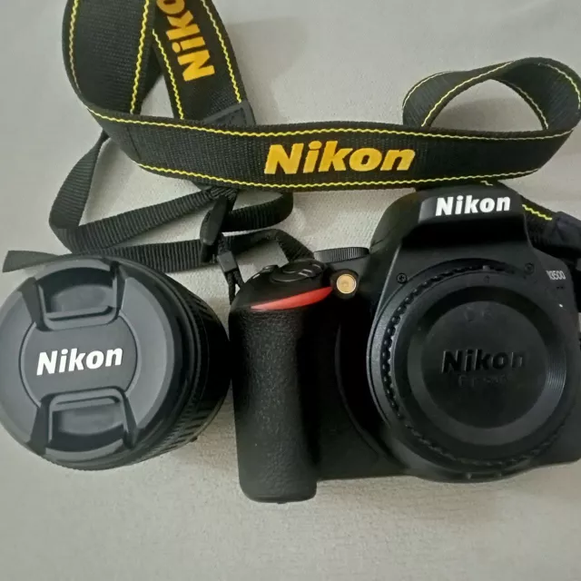 Nikon D3500 with lens